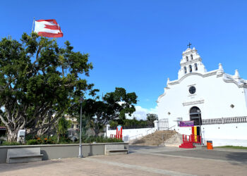 Plaza pública de Coamo (Foto: Michelle Estrada Torres | La Perla del Sur)