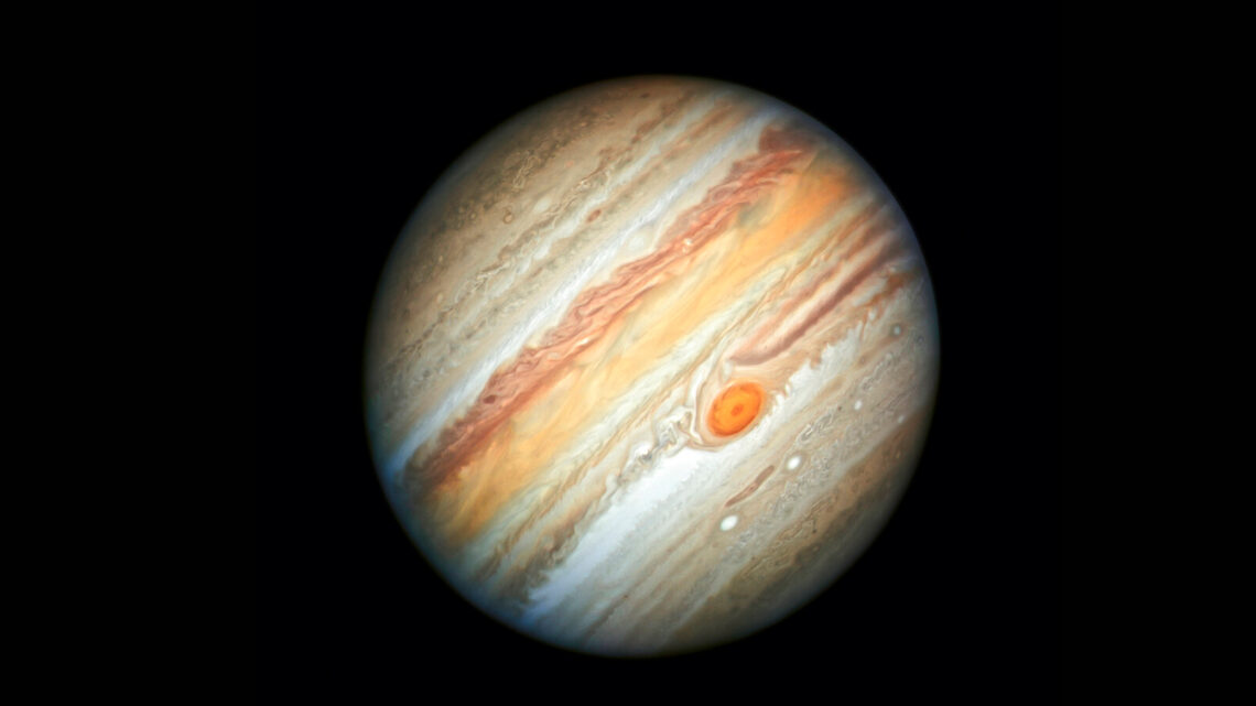 Planeta Júpiter captado en el 2019. (NASA, ESA, A. Simon/Goddard Space Flight Center, M.H. Wong/University of California, Berkeley vía AP)