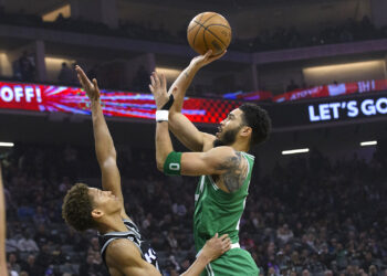 Jayson Tatum, alero de los Celtics de Boston. (Foto: Randall Benton | AP)