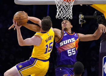 Austin Reaves, de los Lakers de Los Ángeles. (Foto: Mark J. Terrill | AP)
