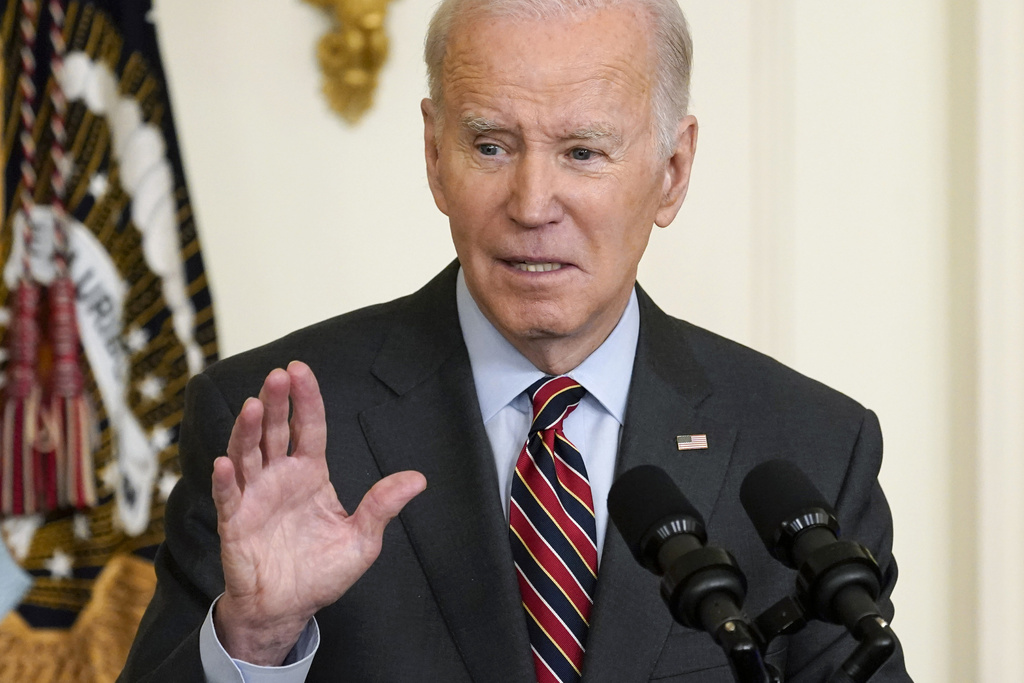 El presidente Joe Biden en la Casa Blanca, en Washington. (Foto AP/Alex Brandon)