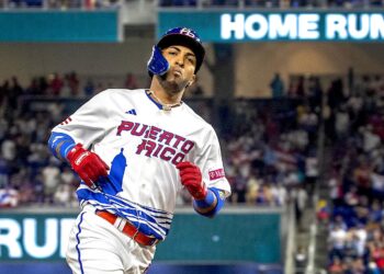 Eddie Rosario, de la selección de Puerto Rico. (Foto: Cristobal Herrera Ulashkevich | AP)