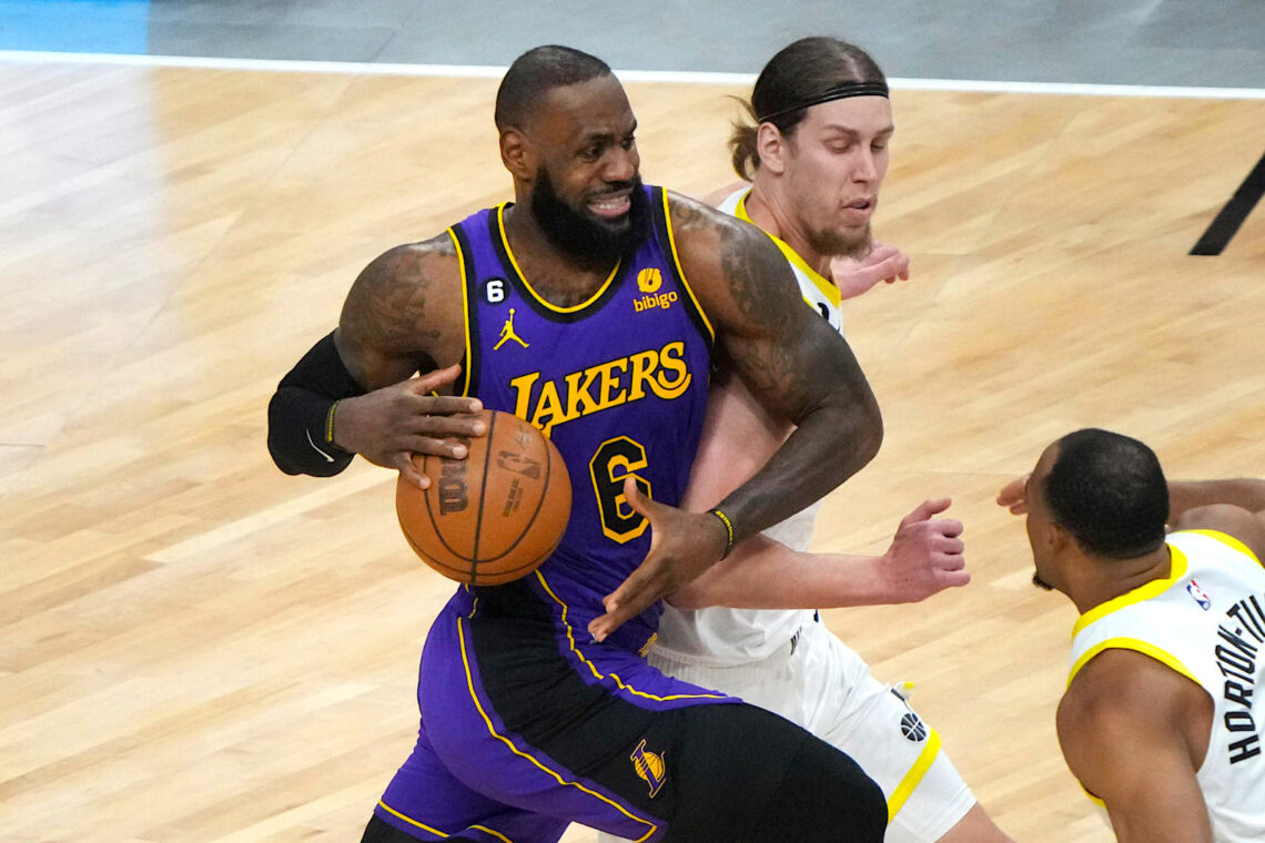 El alero de Los Angeles Lakers, LeBron James. (Foto: George Frey | EFE)
