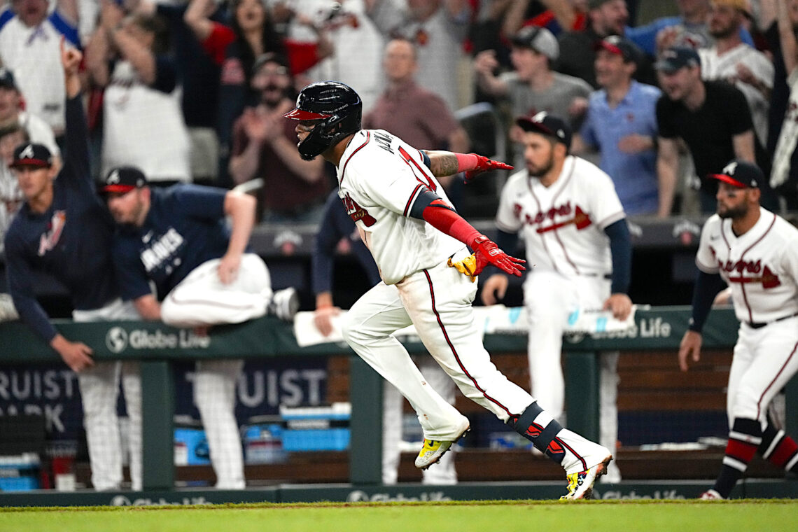 El venezolano Orlando Arcia, de los Braves de Atlanta. (Foto: John Bazemore | AP)