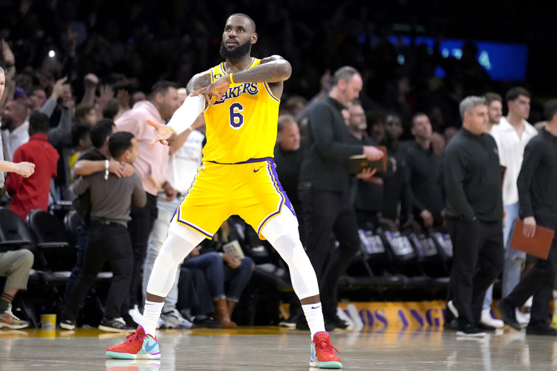 LeBron James, de los Lakers de Los Ángeles. (Foto: Marcio José Sánchez | AP)