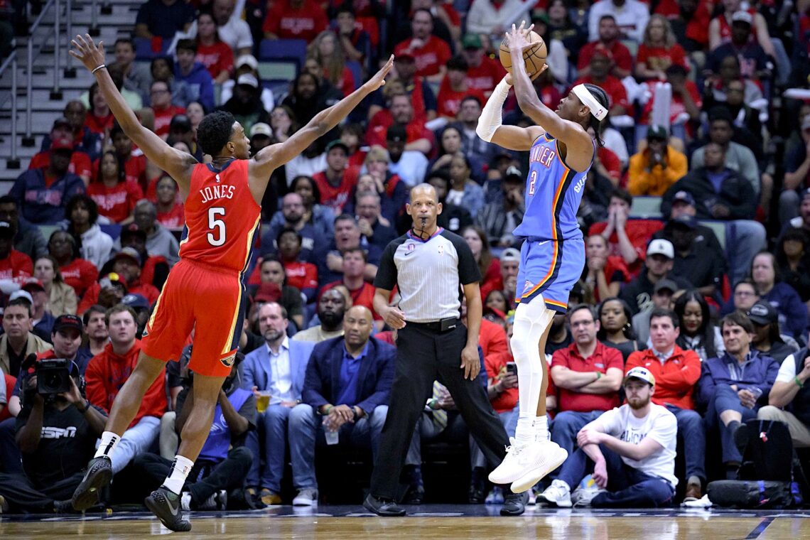 Shai Gilgeous-Alexander, del Thunder de Oklahoma City. (Foto: Matthew Hinton | AP)