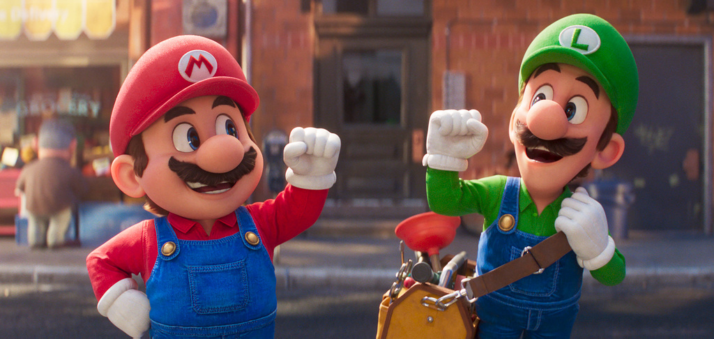Una escena de la película "The Super Mario Bros. Movie". (Foto: Nintendo y Universal Studios, vía AP)