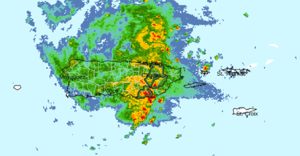 Imagen del radar. (Foto: SNM)