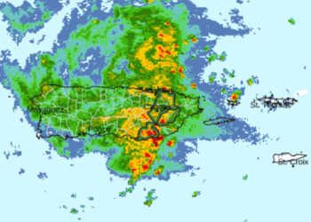 Imagen del radar. (Foto: SNM)