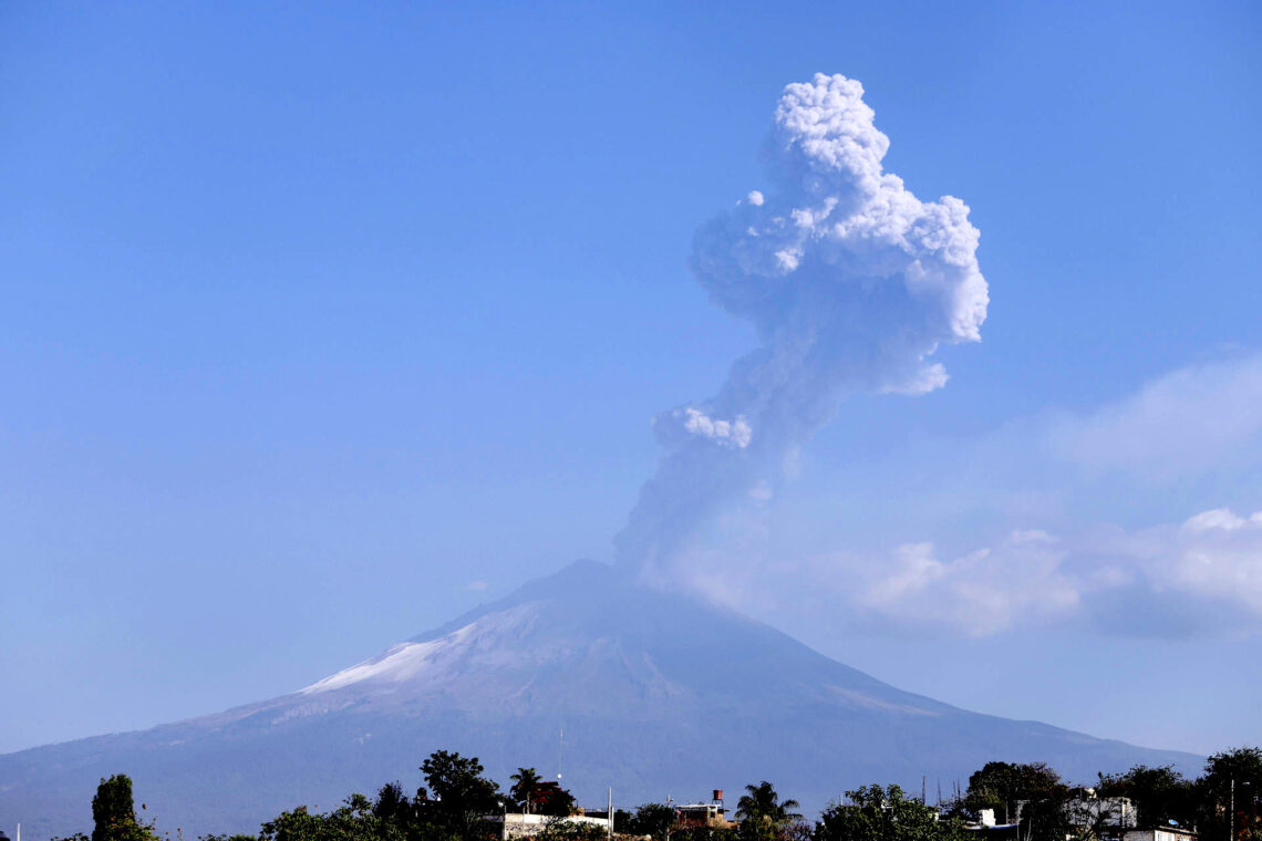 Volcán Popocatépetl. (Foto: EFE / Hilda Ríos)