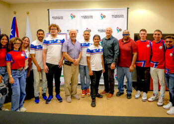 Delegación de Puerto Rico para los Juegos Parapanamericanos Juveniles 2023. (Foto suministrada)