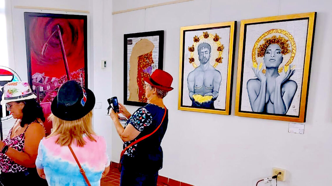 Exposición de Mejunje en el Centro de Arte Ángel "Lito" Peña en Humacao. (Foto: Facebook / Ciudad Museo PR)