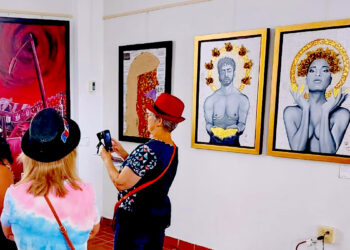 Exposición de Mejunje en el Centro de Arte Ángel "Lito" Peña en Humacao. (Foto: Facebook / Ciudad Museo PR)