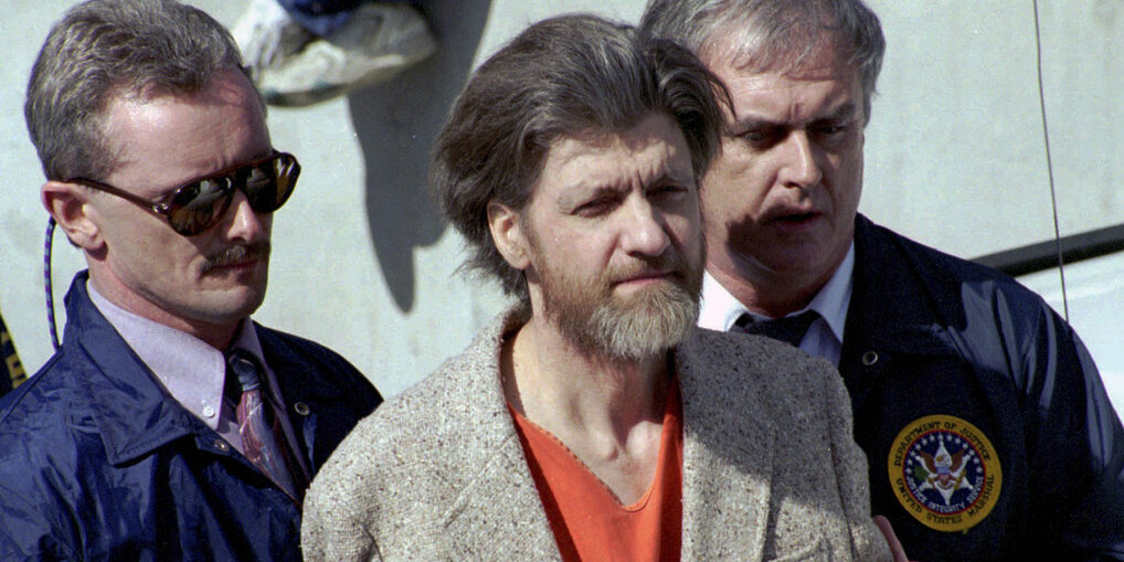 Theodore "Ted" Kaczynski en 1996. (Foto: John Youngbear / AP)