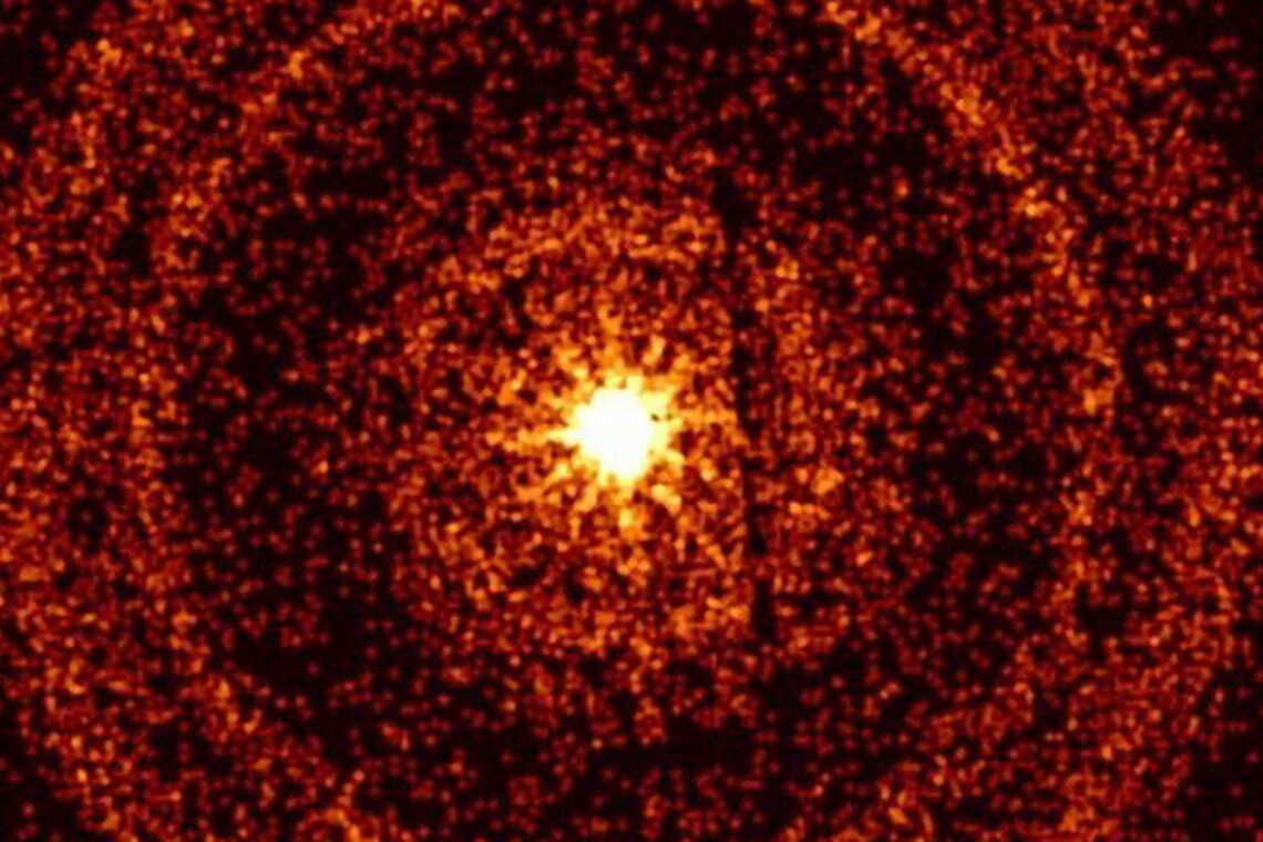 El resplandor del estallido de rayos gamma más brillante de todos los tiempos, captado por el telescopio de rayos X del Observatorio Swift de Neil Gehrels. Imagen: NASA/Swift/A. Beardmore