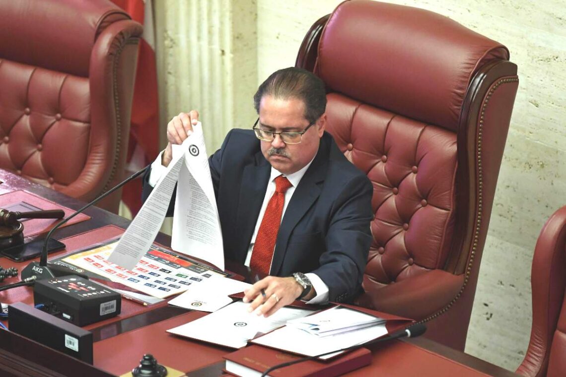 Presidente del Senado, José Luis Dalmau Santiago. (Foto: Senado)