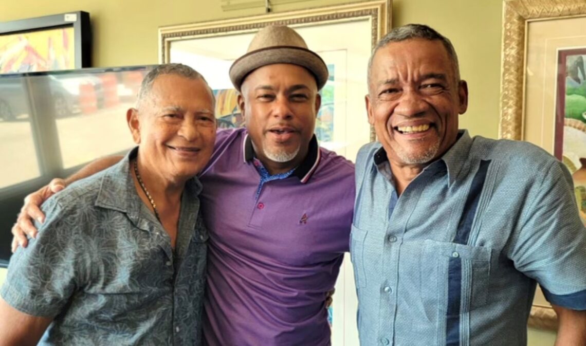 Izq. a Der. - José Coco Laboy, Ángel Papote Alvarado y Antonio Toñito Vázquez (Foto suministrada)