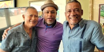 Izq. a Der. - José Coco Laboy, Ángel Papote Alvarado y Antonio Toñito Vázquez (Foto suministrada)