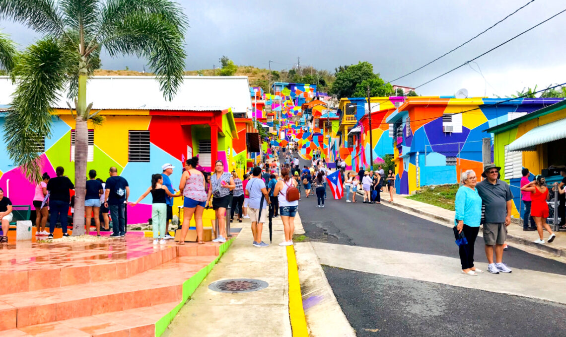 Las Casitas de Colores en el Cerro de Yauco. (Foto suministrada)