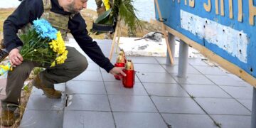 Volodymyr Zelenskyy en la Isla de las Serpientes. (Foto: EFE / EPA / Presidential Press Service / Handout)