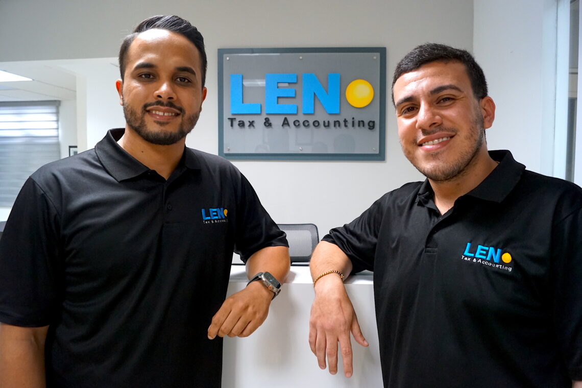 Edgardo Muñiz Cortés e Israel Ruiz Narváez, de Len Tax & Accounting. (Foto: Insights)