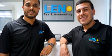 Edgardo Muñiz Cortés e Israel Ruiz Narváez, de Len Tax & Accounting. (Foto: Insights)