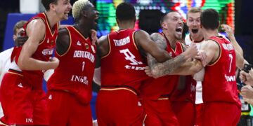 Los alemanes celebran su pase a la final del Mundial. (Foto: EFE/EPA/FRANCIS R. MALASIG)