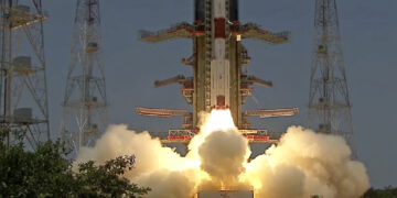 Despegue de la cápsula Aditya-L1 en Sriharikota, India. (Foto: IRSO vía AP)