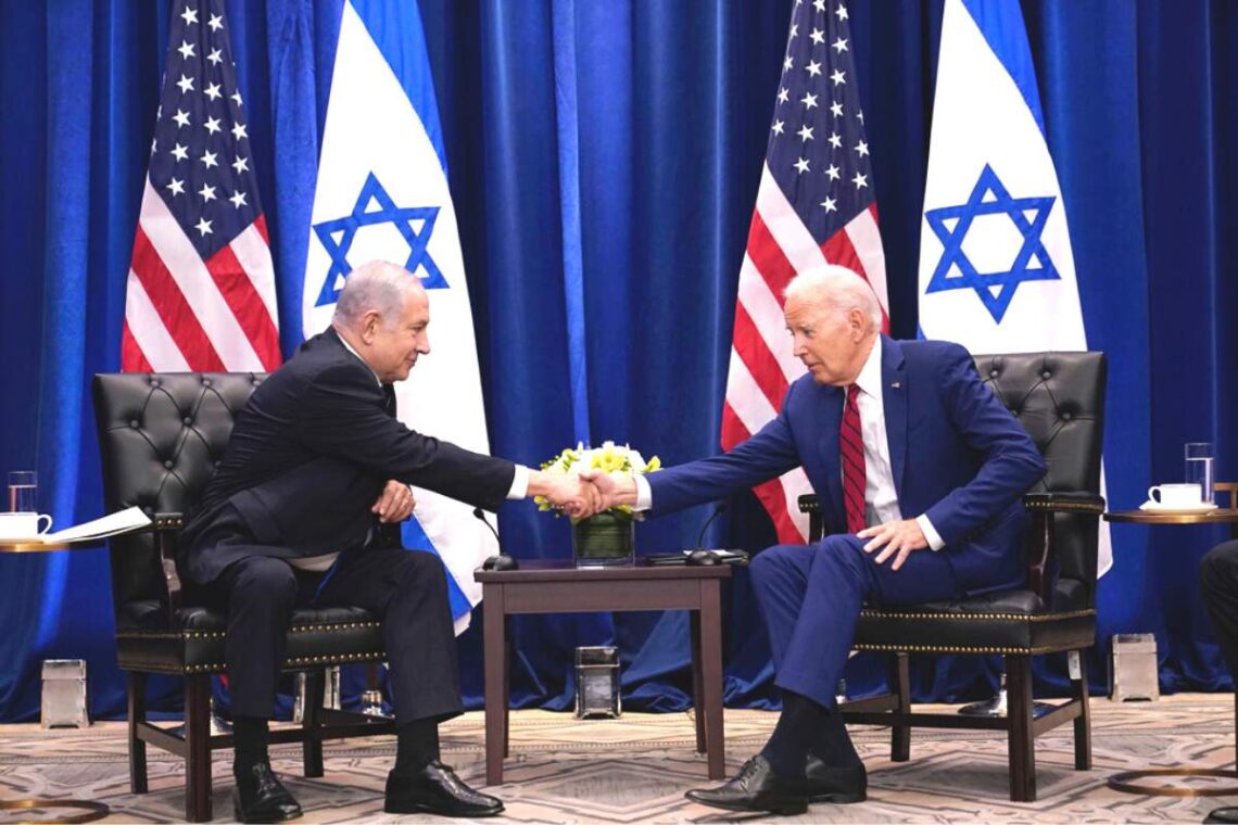 El presidente estadounidense, Joe Biden se reúne con el primer ministro israelí, Benjamin Netanyahu, en Nueva York, miércoles 20 de septiembre de 2023. (Foto: AP/Susan Walsh)