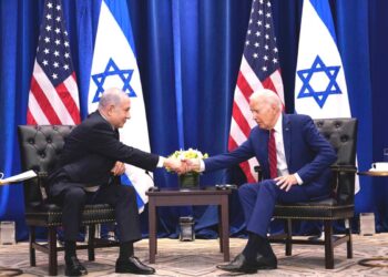 El presidente estadounidense, Joe Biden se reúne con el primer ministro israelí, Benjamin Netanyahu, en Nueva York, miércoles 20 de septiembre de 2023. (Foto: AP/Susan Walsh)