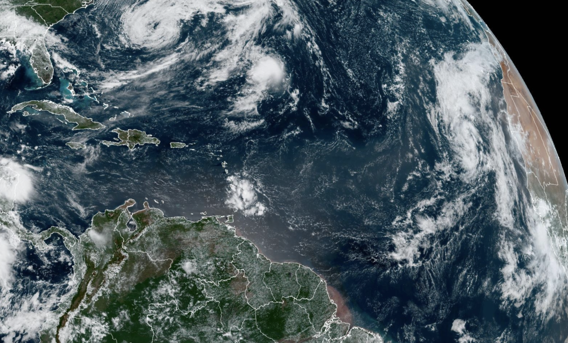Imagen del satélite. (Foto: Centro Nacional de Huracanes)