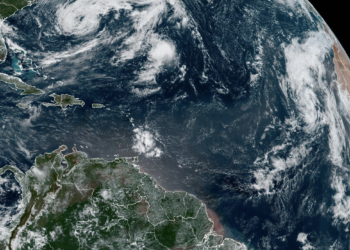 Imagen del satélite. (Foto: Centro Nacional de Huracanes)