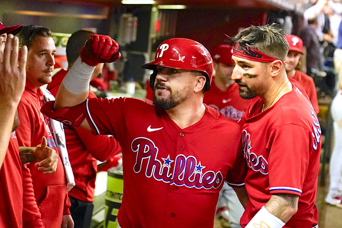 Kyle Schwarber, de los Phillies de Filadelfia. (Foto: Brynn Anderson / AP)