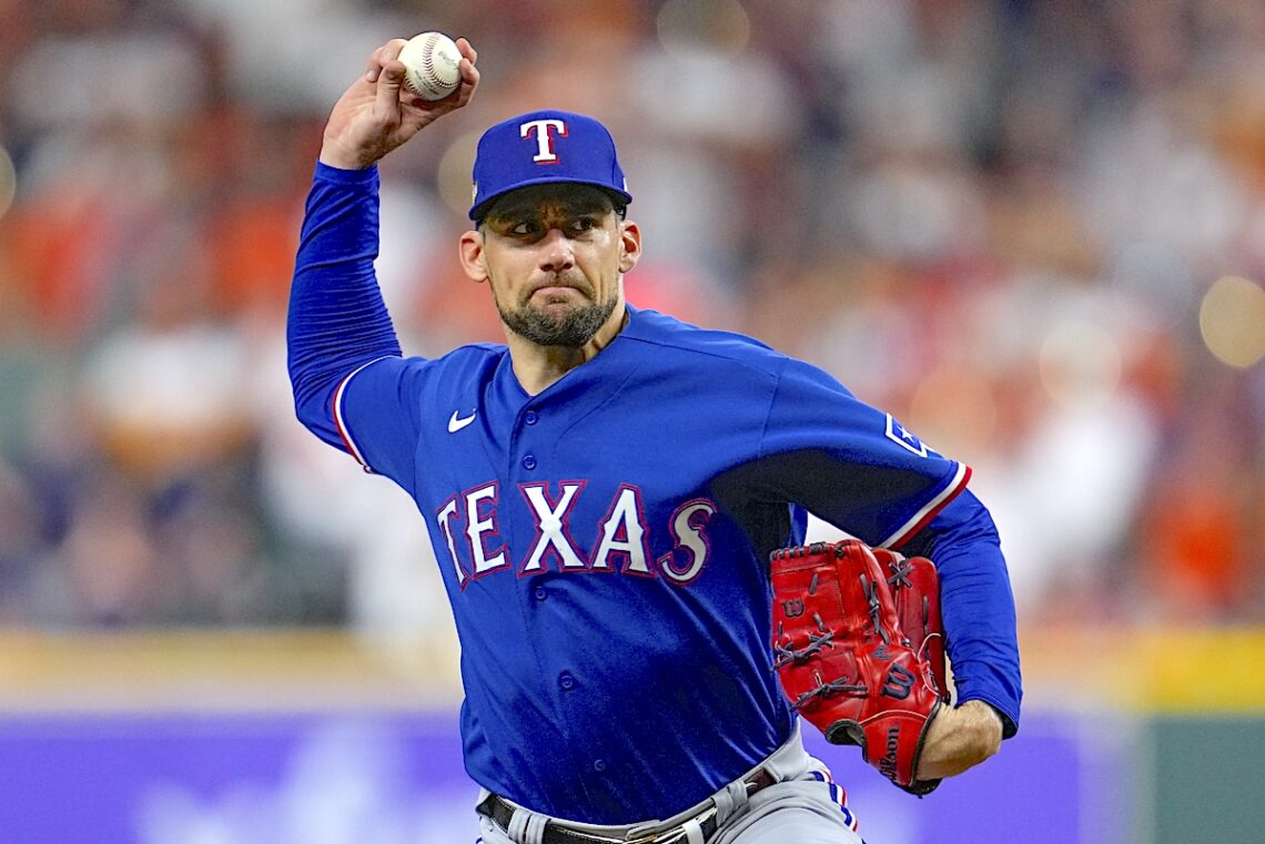 Nathan Eovaldi, lanzador abridor de los Rangers de Texas. (Foto: Godofredo A. Vásquez / AP)