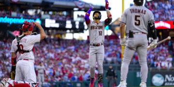 Lourdes Gurriel Jr., de los Diamondbacks de Arizona. (Foto: Brynn Anderson / AP)