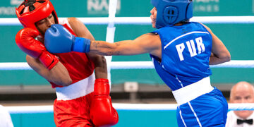 Ashelyann Lozada se quedó con el bronce en los 57 kilos. (Foto: COPUR)