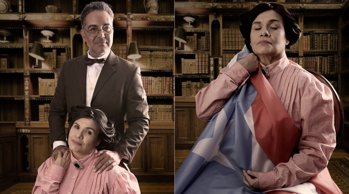 Ivonne Arriaga y José Brocco protagonizan la obra Rayo de Luna. (Fotos suministradas)