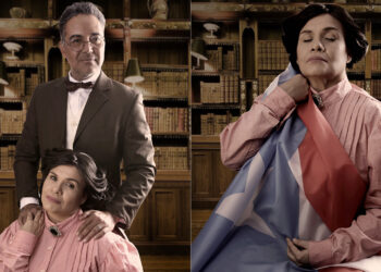 Ivonne Arriaga y José Brocco protagonizan la obra Rayo de Luna. (Fotos suministradas)