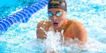 El nadador puertorriqueño, Xavier Ruiz. (Foto: Miguel Gutierrez / Straffon Images)