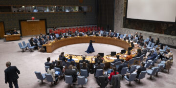 Miembros del Consejo de Seguridad de Naciones Unidas se reúnen en la sede de Naciones Unidas.  (Foto: AP/Craig Ruttle)