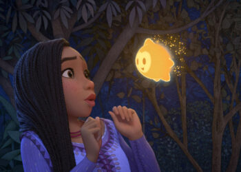 Asha con la voz de Ariana DeBose, en una escena de la película animada "Wish". (Foto: Disney vía AP)