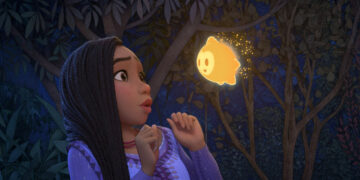 Asha con la voz de Ariana DeBose, en una escena de la película animada "Wish". (Foto: Disney vía AP)