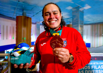 Es la primera medalla para Cristian Azcona, que está en sus terceros Juegos Panamericanos. (Foto: COPUR)