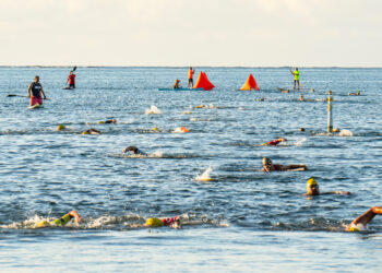 Caña Gorda fue sede del evento de triatlón TriLola el 23 de septiembre de 2023. (Foto: Facebook / TriLola)