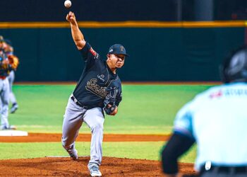 David Lebrón guió a los Cangrejeros durante seis episodios, en los que permitió cinco imparables, una carrera y ponchó a seis bateadores. (Foto: LBPRC)