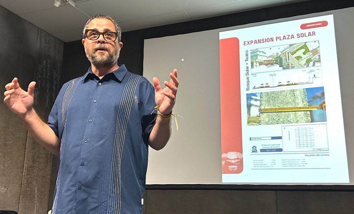 Para el 2024, la organización de autogestión comunitaria multiplicará la huella de su insurrección energética, vaticinó el director asociado Arturo Massol Deyá. (Foto: Omar Alfonso)