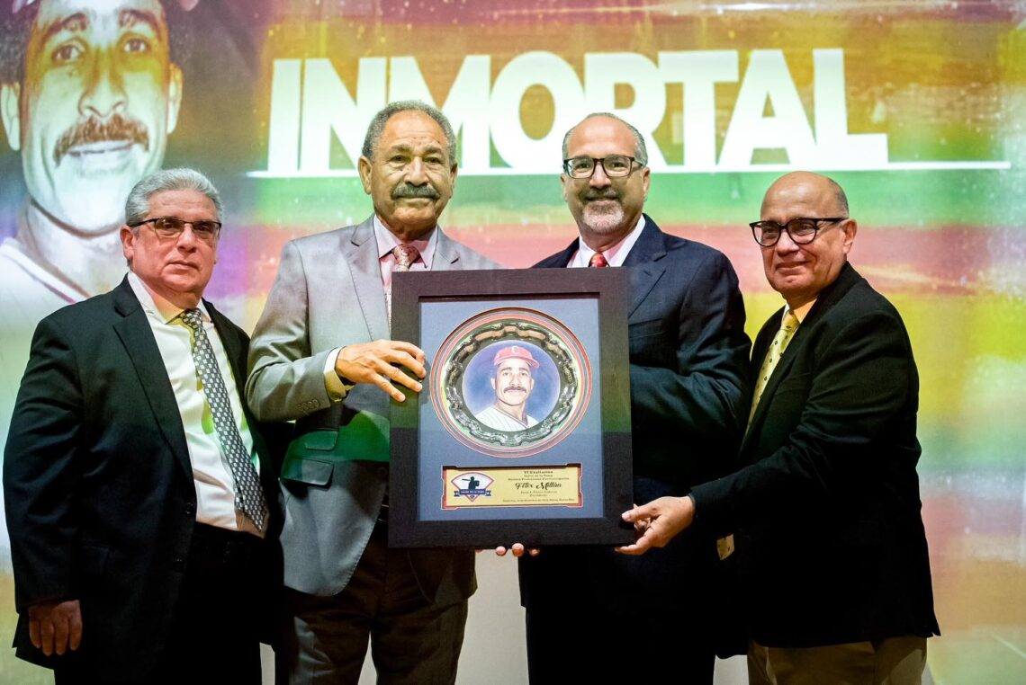 Juan A. Flores Galarza, Félix Millán, Arturo Ondina y Jorge Colón Delgado. (Foto: LBPRC)