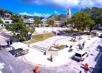 Plaza Fernando de Pacheco y Matos, en Yauco. (Foto suministrada)