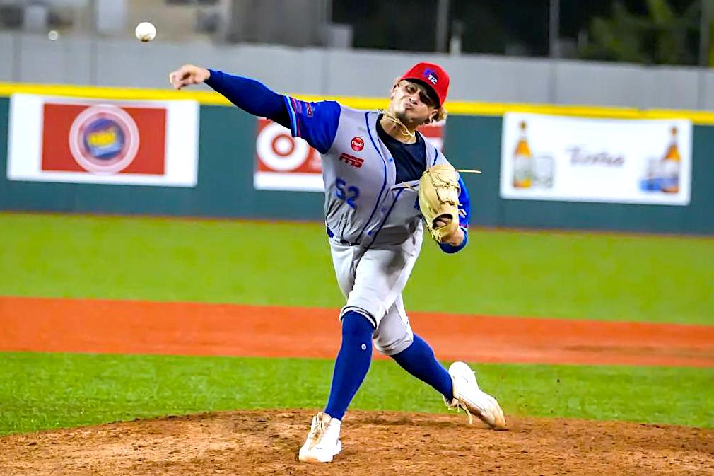 Rubén Ramírez limitó la ofensiva de los sureños a solo cuatro imparables y una carrera. (Foto: LBPRC)