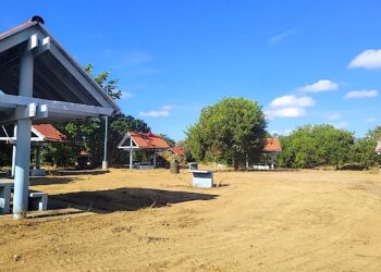 Aunque todavía no han concluido sus labores de limpieza, ya volvieron a ser visibles los emblemáticos tejados color terracota de los gazebos y el resto de las atracciones. (Foto suministrada)